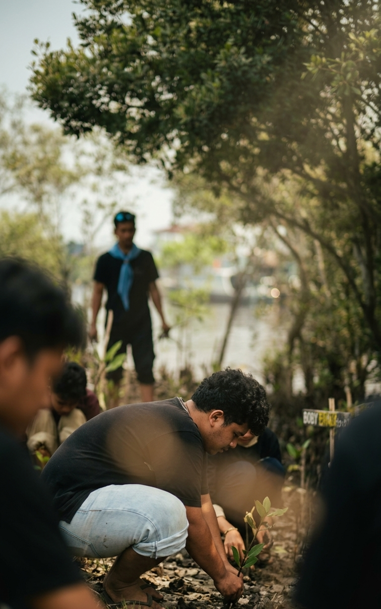 Aksi Lapangan Nursery Mangrove